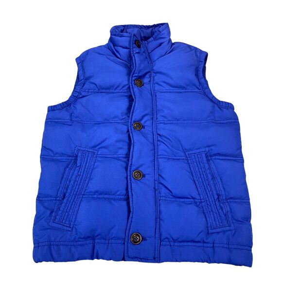 Abercrombie & Fitch Down Puffer Vest Kids Large Blue Summit Rock Gorpcore - Picture 13 of 15
